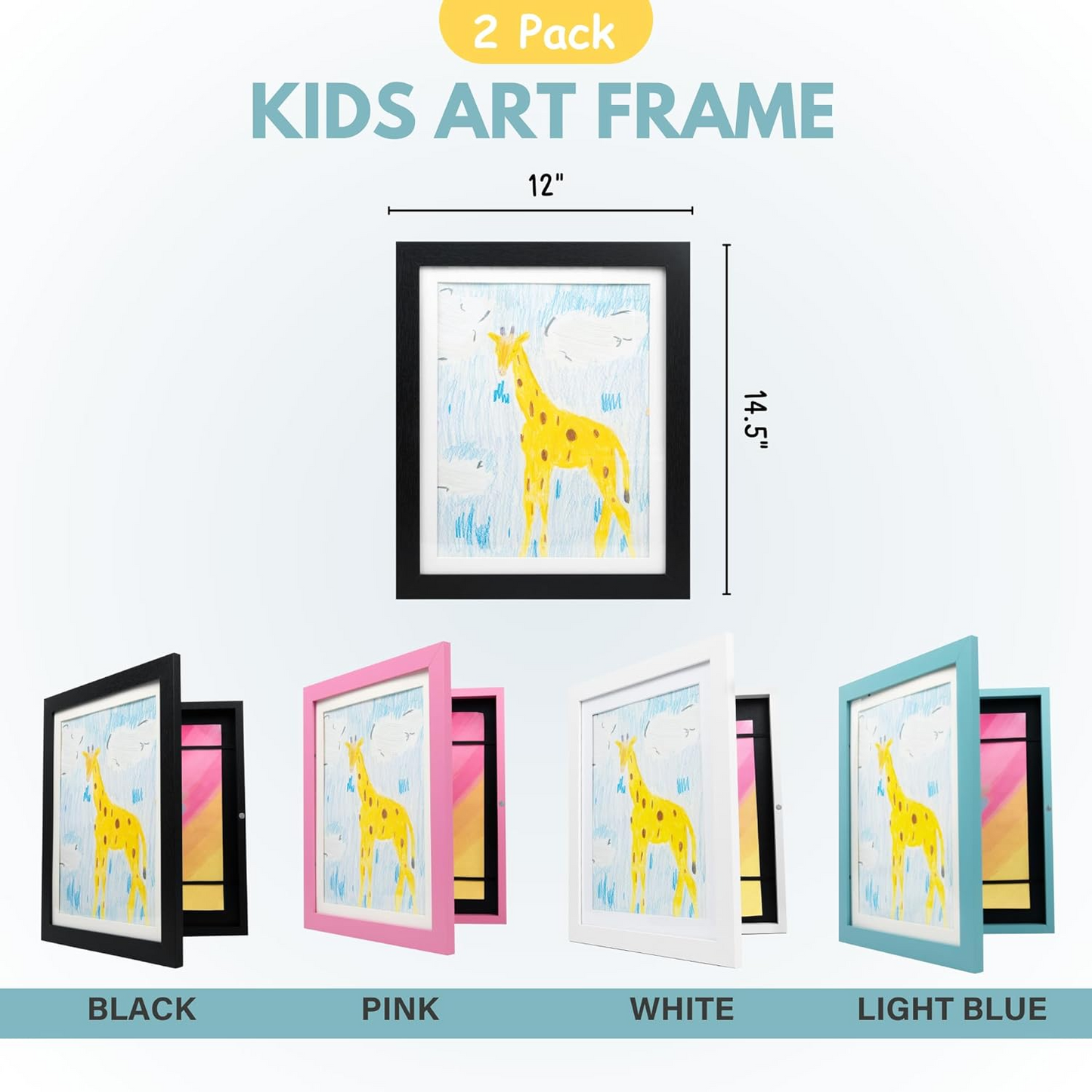 Kids Art Frames....The best way to showcase your Little Picasso's artwork