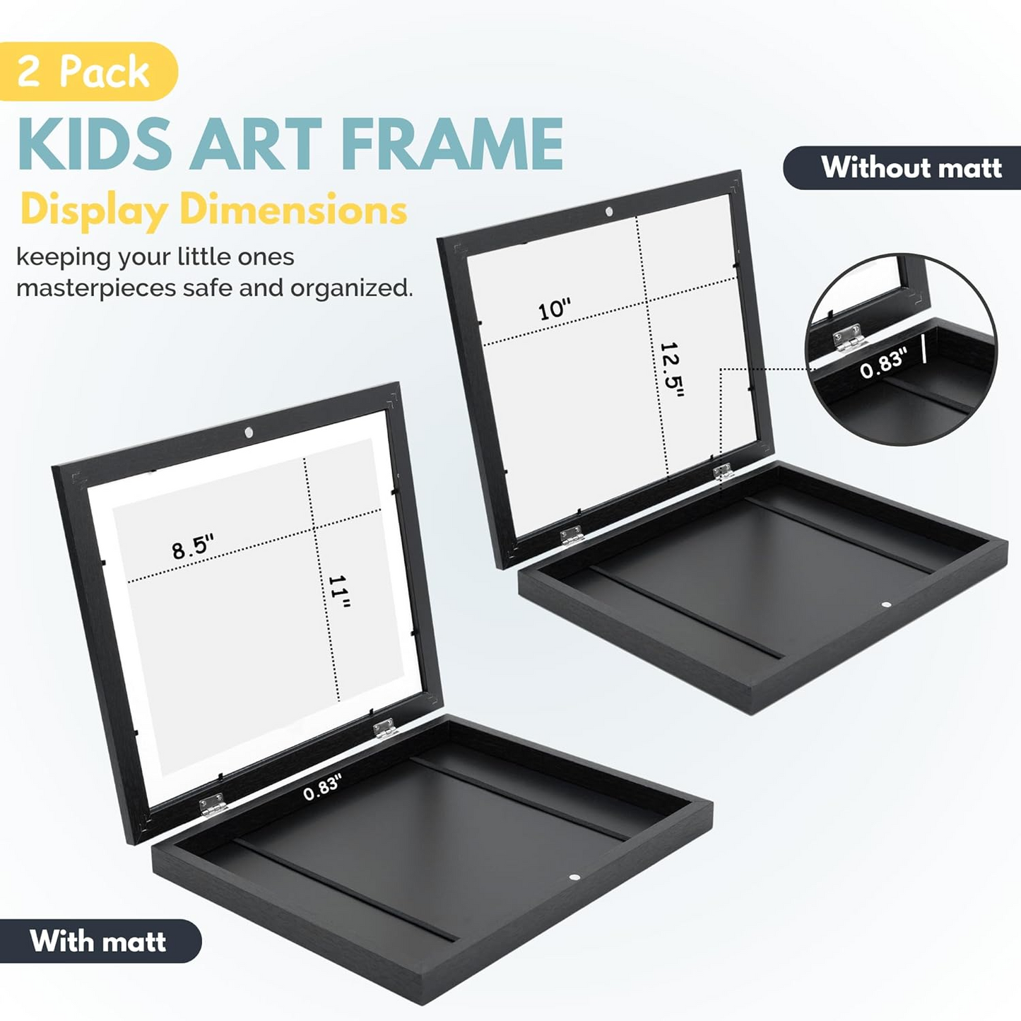 Kids Art Frames....The best way to showcase your Little Picasso's artwork